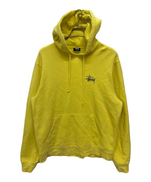 stussy（ステューシー）stussy (ステューシー) プルオーバーパーカー イエロー サイズ:SIZE Mの古着・服飾アイテム