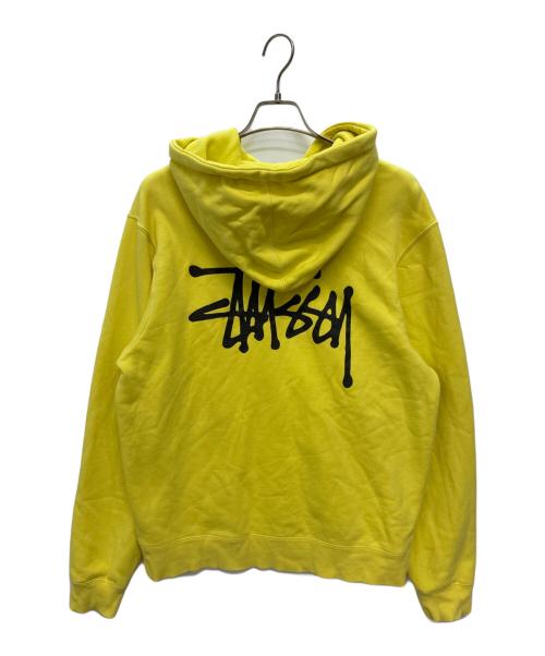 stussy（ステューシー）stussy (ステューシー) プルオーバーパーカー イエロー サイズ:SIZE Mの古着・服飾アイテム