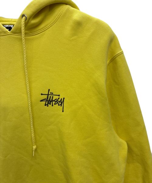 stussy（ステューシー）stussy (ステューシー) プルオーバーパーカー イエロー サイズ:SIZE Mの古着・服飾アイテム