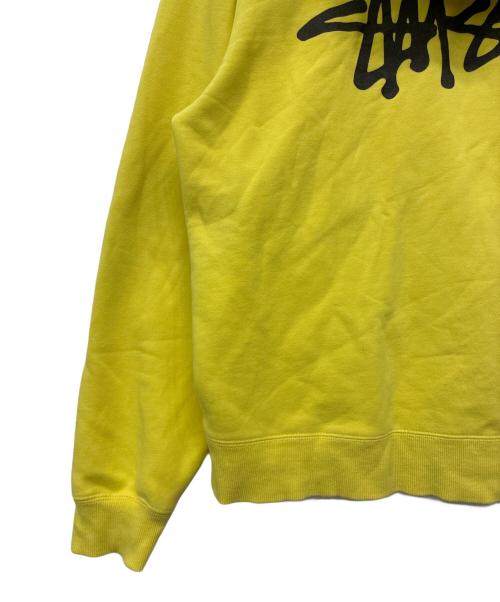 stussy（ステューシー）stussy (ステューシー) プルオーバーパーカー イエロー サイズ:SIZE Mの古着・服飾アイテム
