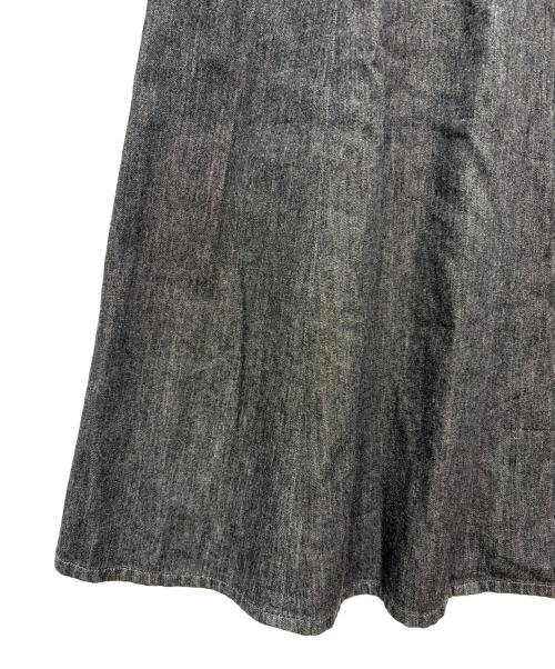 HELLY HANSEN（ヘリーハンセン）HELLY HANSEN (ヘリーハンセン) フレームプルーフ デニムロングスカート W Flameproof Denim Skirt 難燃デニム フレアスカート グレー サイズ:Freeの古着・服飾アイテム