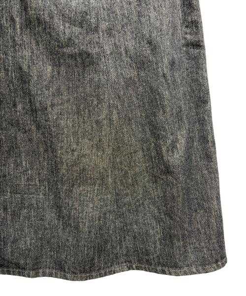 HELLY HANSEN（ヘリーハンセン）HELLY HANSEN (ヘリーハンセン) フレームプルーフ デニムロングスカート W Flameproof Denim Skirt 難燃デニム フレアスカート グレー サイズ:Freeの古着・服飾アイテム