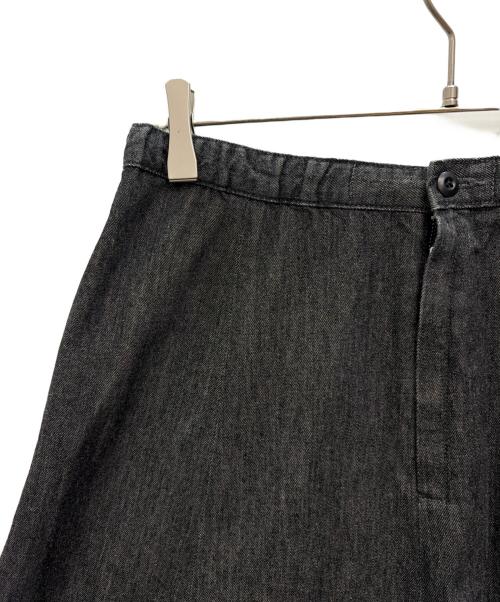 HELLY HANSEN（ヘリーハンセン）HELLY HANSEN (ヘリーハンセン) フレームプルーフ デニムロングスカート W Flameproof Denim Skirt 難燃デニム フレアスカート グレー サイズ:Freeの古着・服飾アイテム