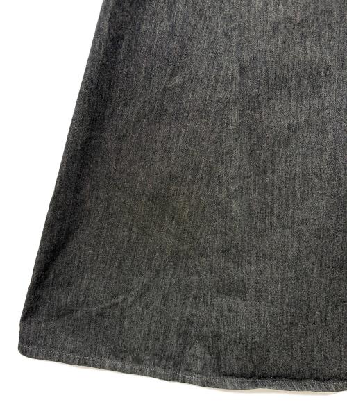 HELLY HANSEN（ヘリーハンセン）HELLY HANSEN (ヘリーハンセン) フレームプルーフ デニムロングスカート W Flameproof Denim Skirt 難燃デニム フレアスカート グレー サイズ:Freeの古着・服飾アイテム