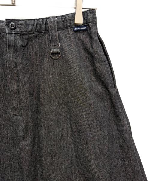 HELLY HANSEN（ヘリーハンセン）HELLY HANSEN (ヘリーハンセン) フレームプルーフ デニムロングスカート W Flameproof Denim Skirt 難燃デニム フレアスカート グレー サイズ:Freeの古着・服飾アイテム