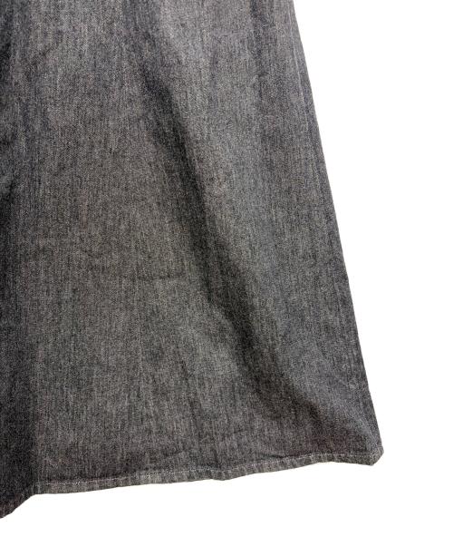 HELLY HANSEN（ヘリーハンセン）HELLY HANSEN (ヘリーハンセン) フレームプルーフ デニムロングスカート W Flameproof Denim Skirt 難燃デニム フレアスカート グレー サイズ:Freeの古着・服飾アイテム