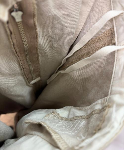 HELLY HANSEN（ヘリーハンセン）HELLY HANSEN (ヘリーハンセン) フレームプルーフ デニムロングスカート W Flameproof Denim Skirt 難燃デニム フレアスカート ベージュ サイズ:W/Lの古着・服飾アイテム