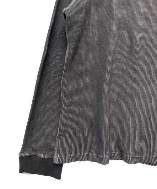 stussy（ステューシー）stussy (ステューシー) 00s サーマルカットソー ブラック サイズ:SIZE Lの古着・服飾アイテム