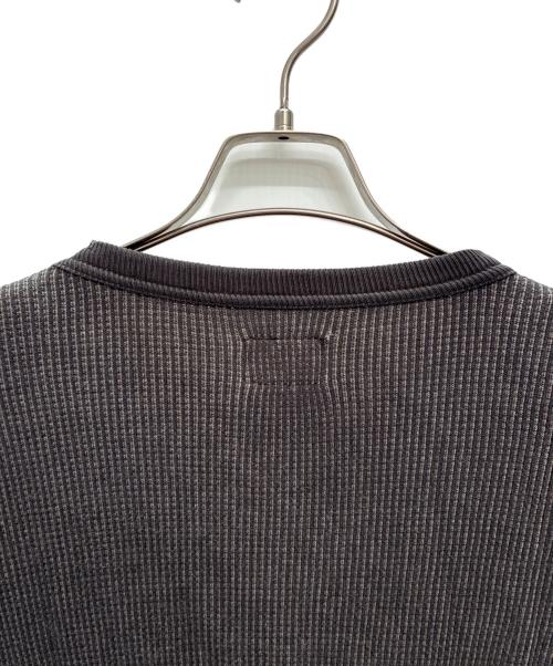 stussy（ステューシー）stussy (ステューシー) 00s サーマルカットソー ブラック サイズ:SIZE Lの古着・服飾アイテム