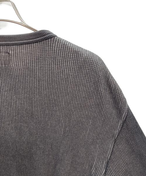 stussy（ステューシー）stussy (ステューシー) 00s サーマルカットソー ブラック サイズ:SIZE Lの古着・服飾アイテム