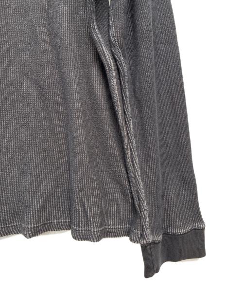 stussy（ステューシー）stussy (ステューシー) 00s サーマルカットソー ブラック サイズ:SIZE Lの古着・服飾アイテム
