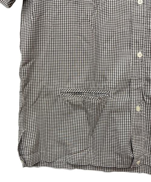 stussy（ステューシー）stussy (ステューシー) 00-90s 紺タグ USA製 キューバシャツ ホワイト×ブラウン サイズ:XLの古着・服飾アイテム
