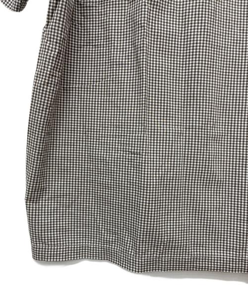 stussy（ステューシー）stussy (ステューシー) 00-90s 紺タグ USA製 キューバシャツ ホワイト×ブラウン サイズ:XLの古着・服飾アイテム