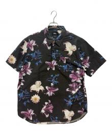 stussy（ステューシー）の古着「半袖シャツ」｜ブラック×ブルー