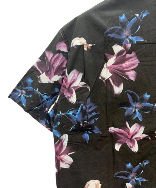 stussy（ステューシー）stussy (ステューシー) 半袖シャツ ブラック×ブルー サイズ:XLの古着・服飾アイテム