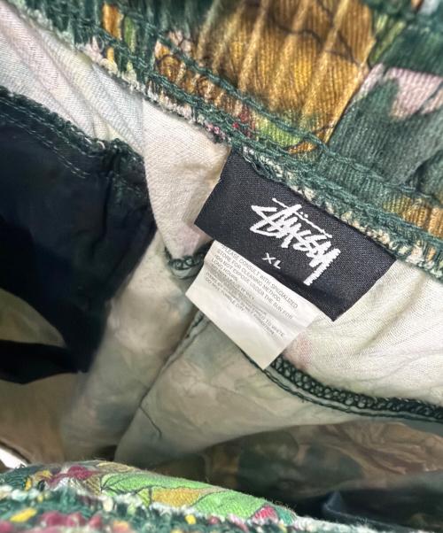 stussy（ステューシー）stussy (ステューシー) ハーフパンツ グリーン サイズ:SIZE XLの古着・服飾アイテム