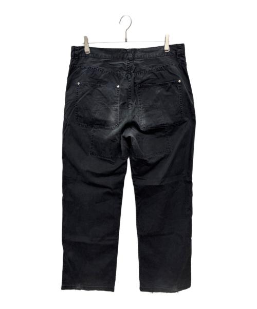 stussy（ステューシー）stussy (ステューシー) 00s コットンダブルニーパンツ ブラック サイズ:36の古着・服飾アイテム