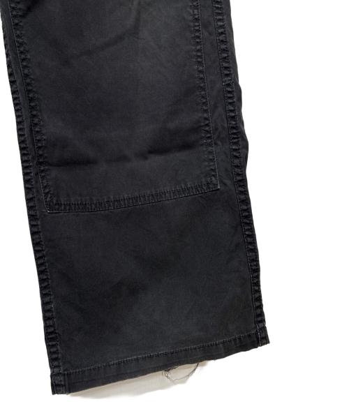 stussy（ステューシー）stussy (ステューシー) 00s コットンダブルニーパンツ ブラック サイズ:36の古着・服飾アイテム
