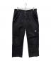stussy（ステューシー）の古着「00s コットンダブルニーパンツ」｜ブラック