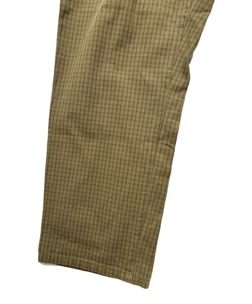 stussy（ステューシー）stussy (ステューシー) Check Big OL パンツ グリーン×グレー サイズ:36の古着・服飾アイテム