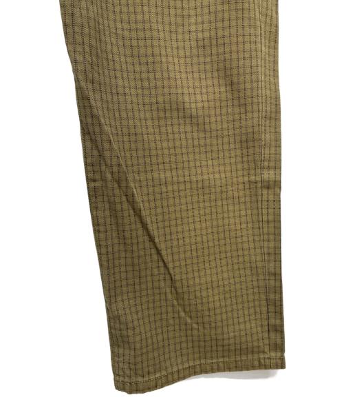 stussy（ステューシー）stussy (ステューシー) Check Big OL パンツ グリーン×グレー サイズ:36の古着・服飾アイテム