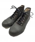 stussyステューシー）の古着「RAINSHOES byMS/スニーカー」｜オリーブ×ブラック