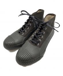 stussy（ステューシー）の古着「RAINSHOES byMS/スニーカー」｜オリーブ×ブラック