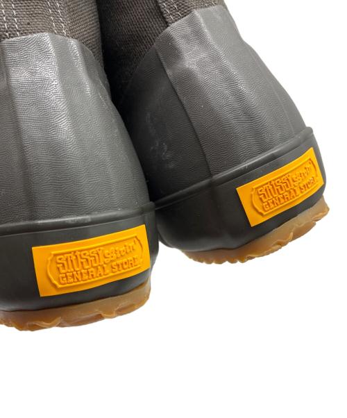 stussy（ステューシー）stussy (ステューシー) RAINSHOES byMS/スニーカー オリーブ×ブラック サイズ:9の古着・服飾アイテム