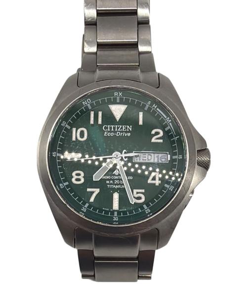CITIZEN（シチズン）CITIZEN (シチズン) プロマスター ソーラー充電 腕時計 グリーンの古着・服飾アイテム