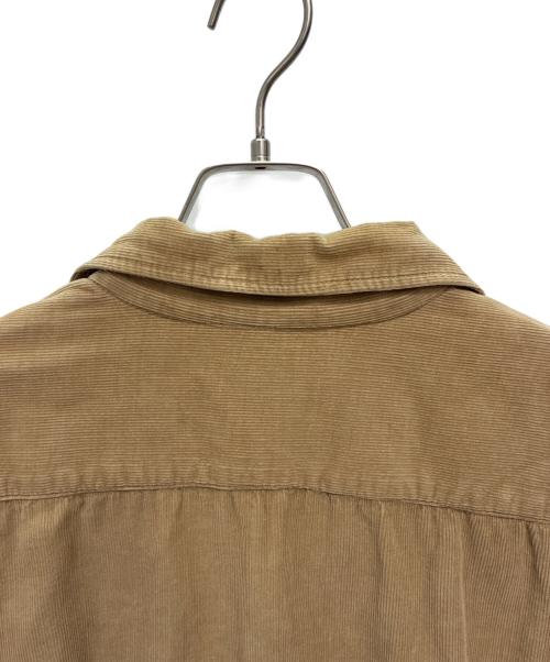 stussy（ステューシー）stussy (ステューシー) OLD 紺タグ USA製 コーデュロイオープンカラーシャツ ブラウン サイズ:SIZE Lの古着・服飾アイテム