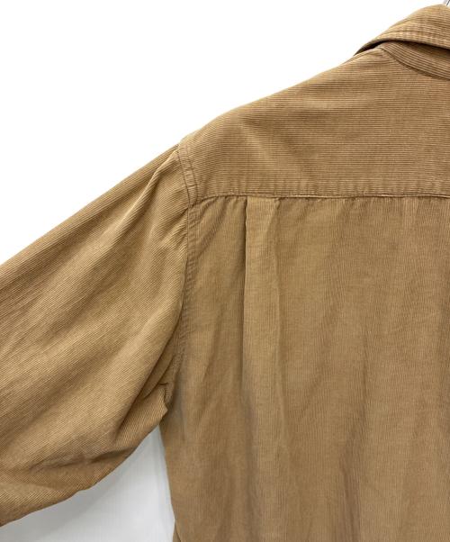 stussy（ステューシー）stussy (ステューシー) OLD 紺タグ USA製 コーデュロイオープンカラーシャツ ブラウン サイズ:SIZE Lの古着・服飾アイテム