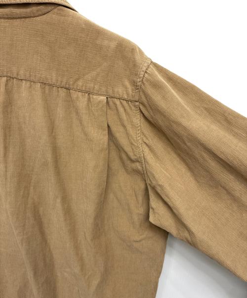 stussy（ステューシー）stussy (ステューシー) OLD 紺タグ USA製 コーデュロイオープンカラーシャツ ブラウン サイズ:SIZE Lの古着・服飾アイテム