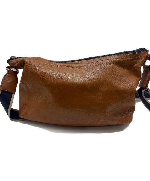 COACH（コーチ）COACH (コーチ) レザーショルダーバッグ ブラウンの古着・服飾アイテム