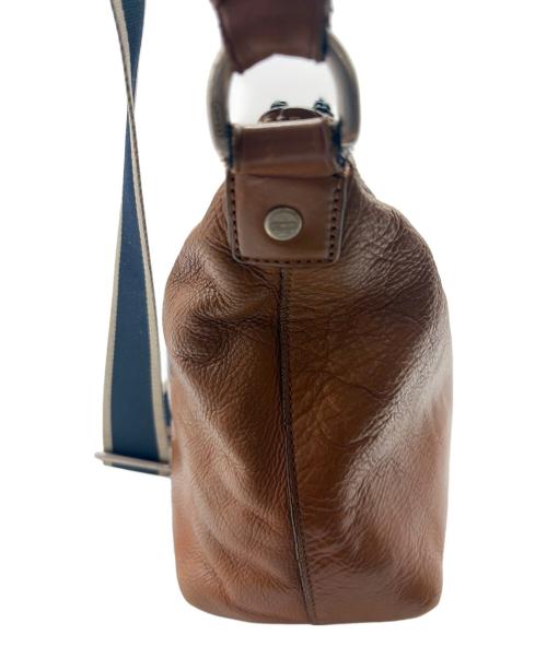 COACH（コーチ）COACH (コーチ) レザーショルダーバッグ ブラウンの古着・服飾アイテム