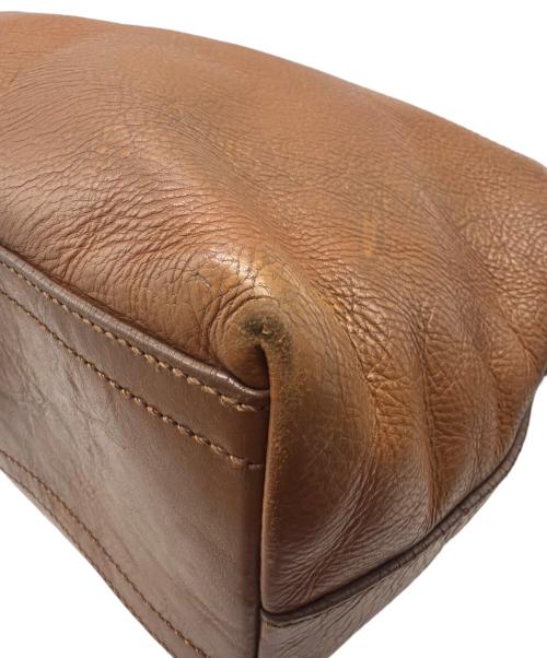 COACH（コーチ）COACH (コーチ) レザーショルダーバッグ ブラウンの古着・服飾アイテム