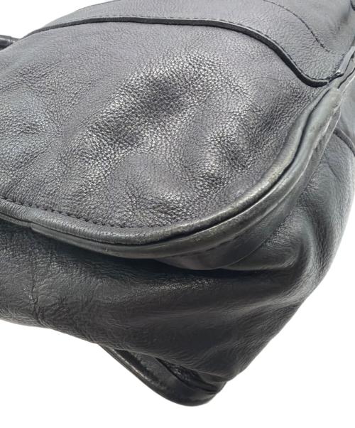 HERGOPOCH（エルゴポック）HERGOPOCH (エルゴポック) レザートートバッグ ブラックの古着・服飾アイテム
