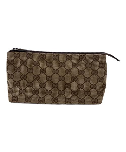GUCCI（グッチ）GUCCI (グッチ) GGキャンバス コスメポーチの古着・服飾アイテム