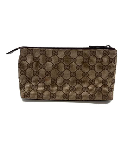 GUCCI（グッチ）GUCCI (グッチ) GGキャンバス コスメポーチの古着・服飾アイテム