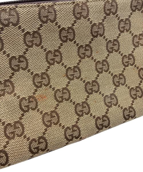 GUCCI（グッチ）GUCCI (グッチ) GGキャンバス コスメポーチの古着・服飾アイテム