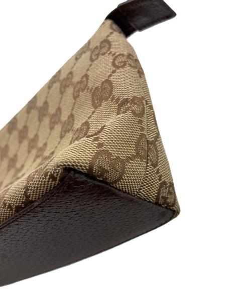 GUCCI（グッチ）GUCCI (グッチ) GGキャンバス コスメポーチの古着・服飾アイテム