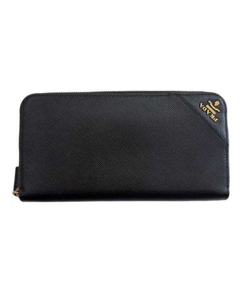 PRADA（プラダ）PRADA (プラダ) 長財布 ブラックの古着・服飾アイテム