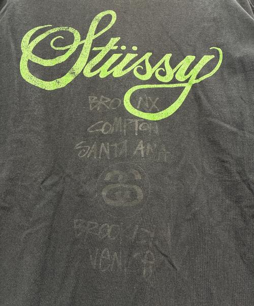 stussy（ステューシー）stussy (ステューシー) 00s メキシコ製 半袖カットソー ブラック サイズ:SIZE XLの古着・服飾アイテム