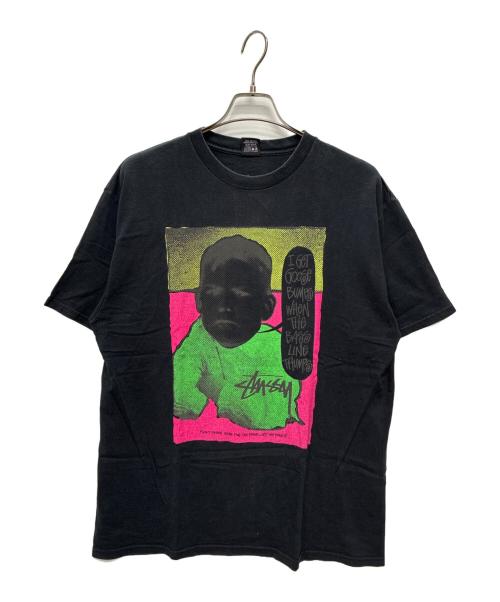 stussy（ステューシー）stussy (ステューシー) 00s KASHIWA CHAPT 1ST ANNIVERSARY 半袖Tシャツ ブラック サイズ:SIZE Lの古着・服飾アイテム