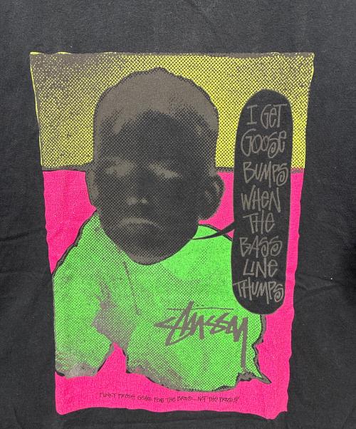 stussy（ステューシー）stussy (ステューシー) 00s KASHIWA CHAPT 1ST ANNIVERSARY 半袖Tシャツ ブラック サイズ:SIZE Lの古着・服飾アイテム