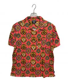 stussy（ステューシー）の古着「Shield Shirt」｜ピンク×イエロー
