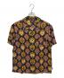 stussy（ステューシー）の古着「Shield Shirt」｜ブラック×イエロー
