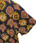 中古・古着 stussy (ステューシー) Shield Shirt ブラック×イエロー サイズ:SIZE XL：7000円