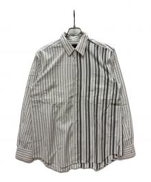 stussy（ステューシー）の古着「USA製 ストライプシャツ」｜ホワイト×グレー