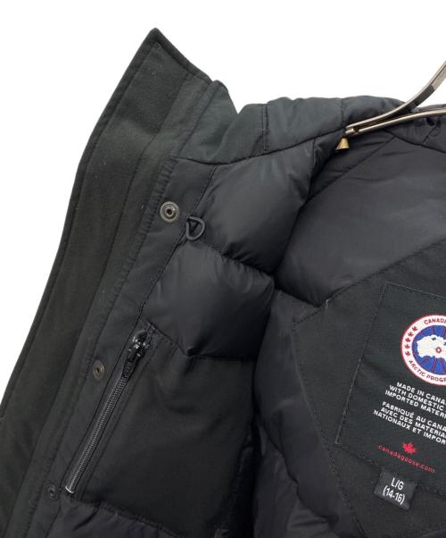 CANADA GOOSE（カナダグース）CANADA GOOSE (カナダグース) ダウンジャケット ブラック サイズ:キッズM(10-12)サイズの古着・服飾アイテム