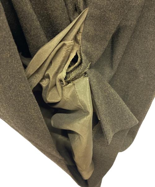 CELINE（セリーヌ）CELINE (セリーヌ) ウールスカート グリーン サイズ:36の古着・服飾アイテム